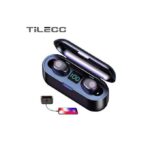 TiLECC TiLECC F9 Écouteur Bluetooth à empreinte digitale 2200 MAH
